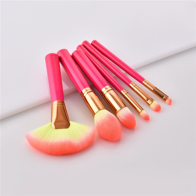 10-Piece Professional Makeup Brush Set – Soft Synthetic Beauty Brushes - Nest Nova Stores