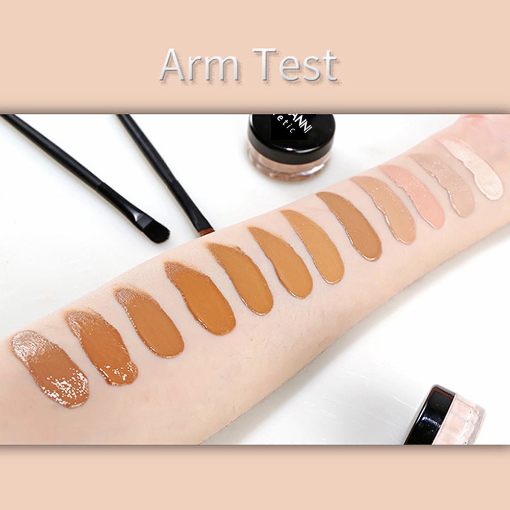 12-Shade Full Coverage Concealer – Buildable Foundation & Blemish Cover - Nest Nova Stores