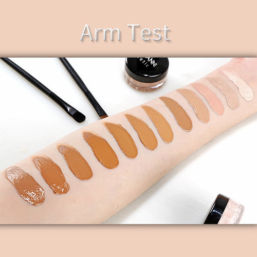 12-Shade Full Coverage Concealer – Buildable Foundation & Blemish Cover - Nest Nova Stores