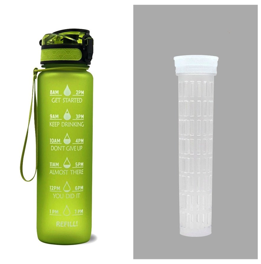 1L Motivational Water Bottle with Time Marker - Nest Nova Stores