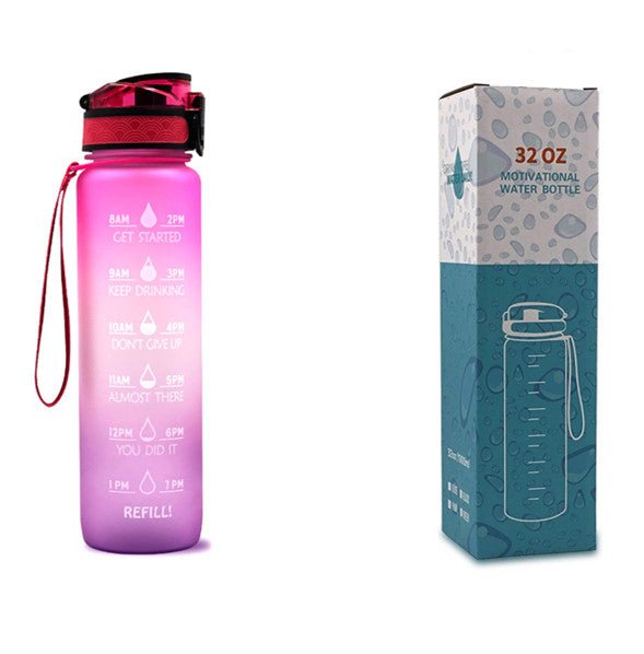 1L Motivational Water Bottle with Time Marker - Nest Nova Stores