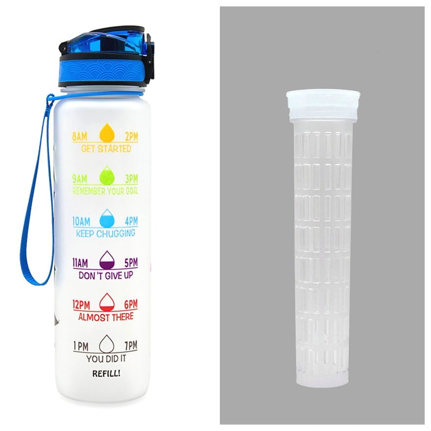 1L Motivational Water Bottle with Time Marker - Nest Nova Stores