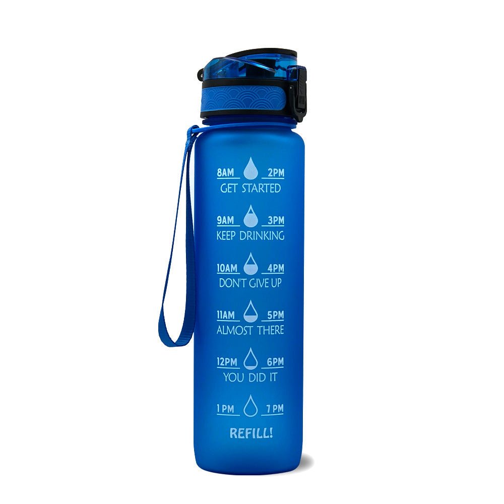 1L Motivational Water Bottle with Time Marker - Nest Nova Stores