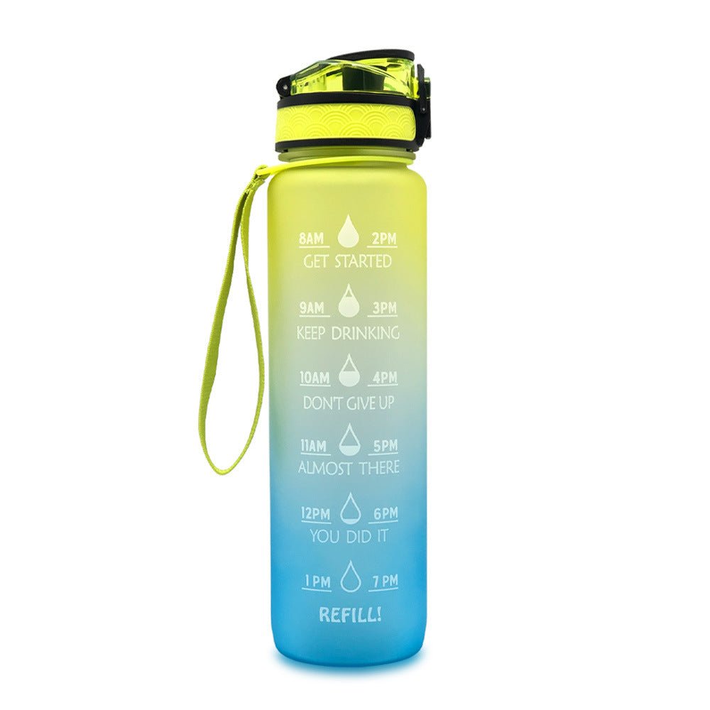 1L Motivational Water Bottle with Time Marker - Nest Nova Stores