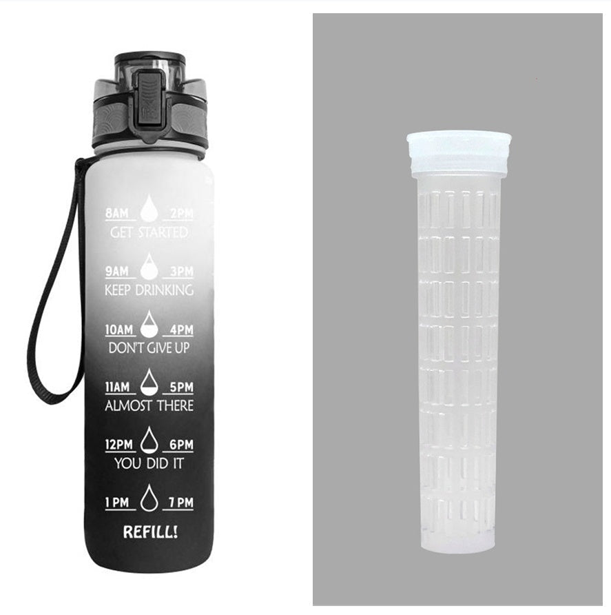 1L Motivational Water Bottle with Time Marker - Nest Nova Stores