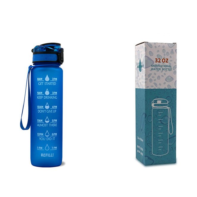 1L Motivational Water Bottle with Time Marker - Nest Nova Stores