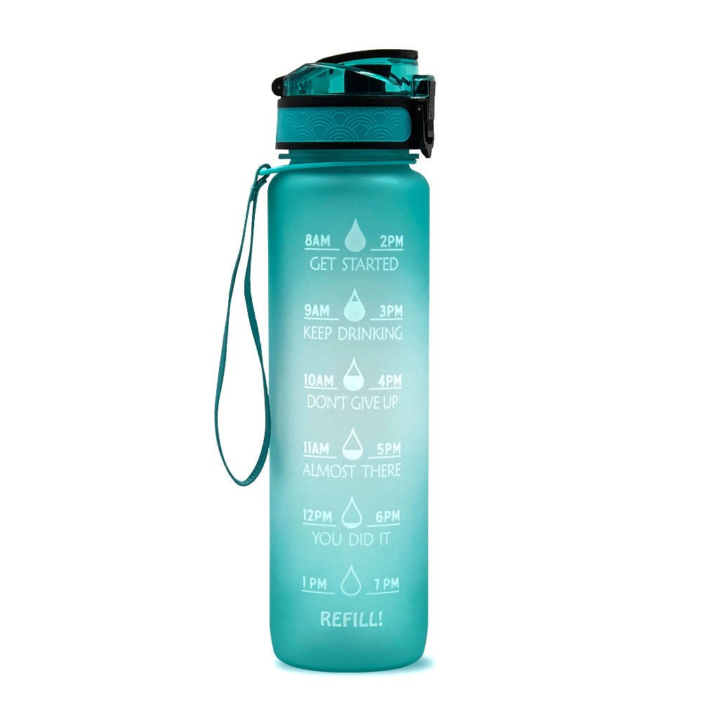 1L Motivational Water Bottle with Time Marker - Nest Nova Stores