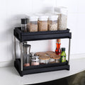 2-Tier Under Sink Pull-Out Organizer with Hooks - Nest Nova Stores
