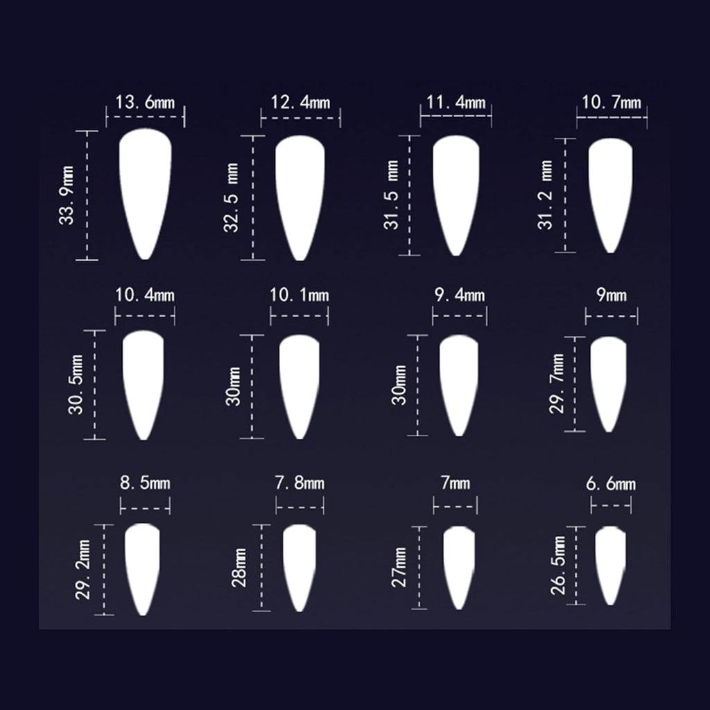 24 PCS Devil's Claws Press On Nails,3D Curve Line Acrylic False Nails, Long Stiletto Glossy Purple Glitter, Gel Glue On Nails Manicure Sparkly Stick Ons - Nest Nova Stores
