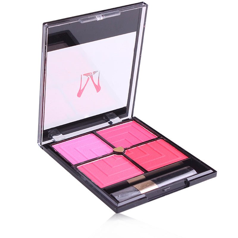 4-Color Blush & Contour Makeup Palette – Buildable Face Color - Nest Nova Stores