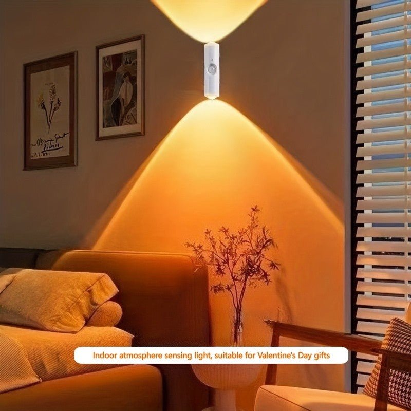 4-Pack Magnetic Motion Sensor LED Night Lights – Rechargeable RGB Ambient Lamps - Nest Nova Stores