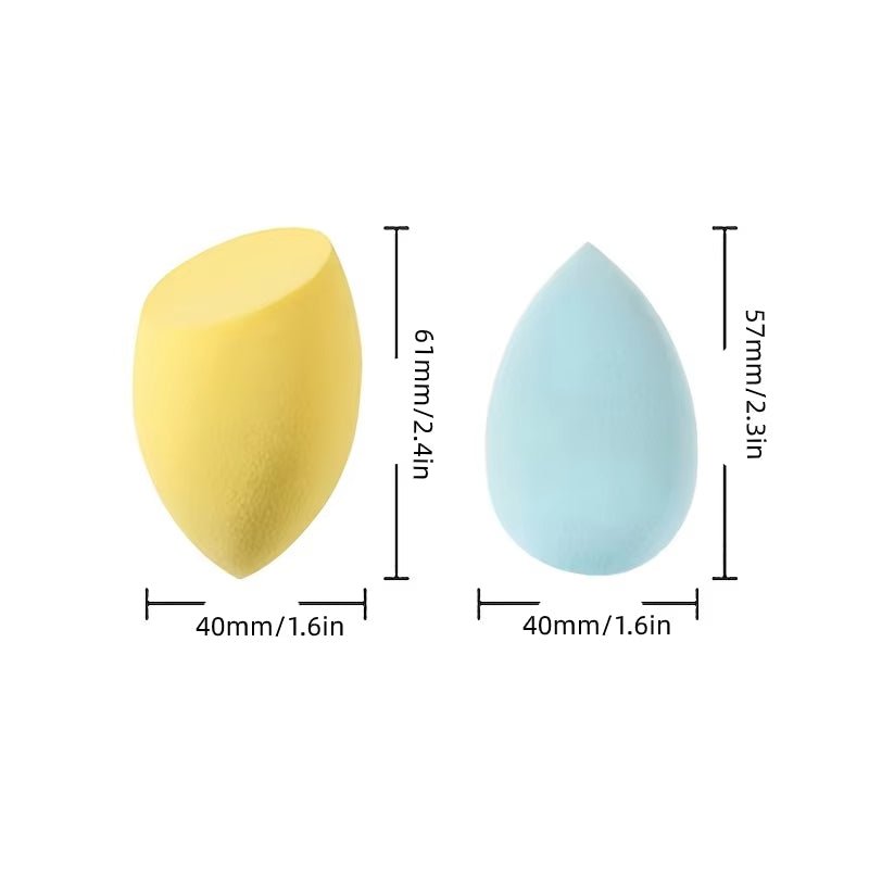  7-Piece Makeup Blender Sponge Set – Soft Wet & Dry Beauty Puffs - Nest Nova Stores