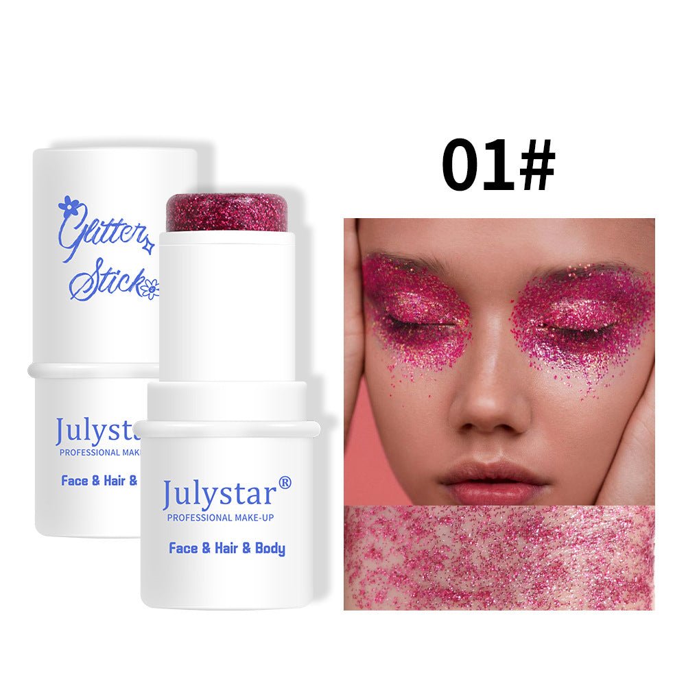 8-Color Glitter Eyeshadow Palette – Sparkle & Stage Makeup - Nest Nova Stores