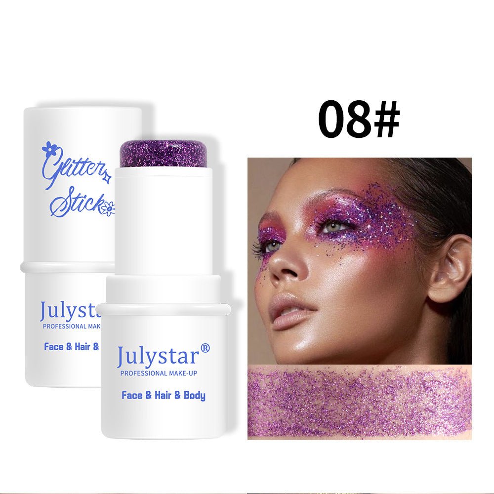  8-Color Glitter Eyeshadow Palette – Sparkle & Stage Makeup - Nest Nova Stores