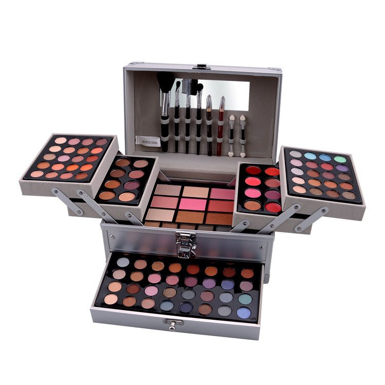 All-in-One Makeup Set – Lip Gloss, Blush, Eyeshadow & Lip Pencil - Nest Nova Stores