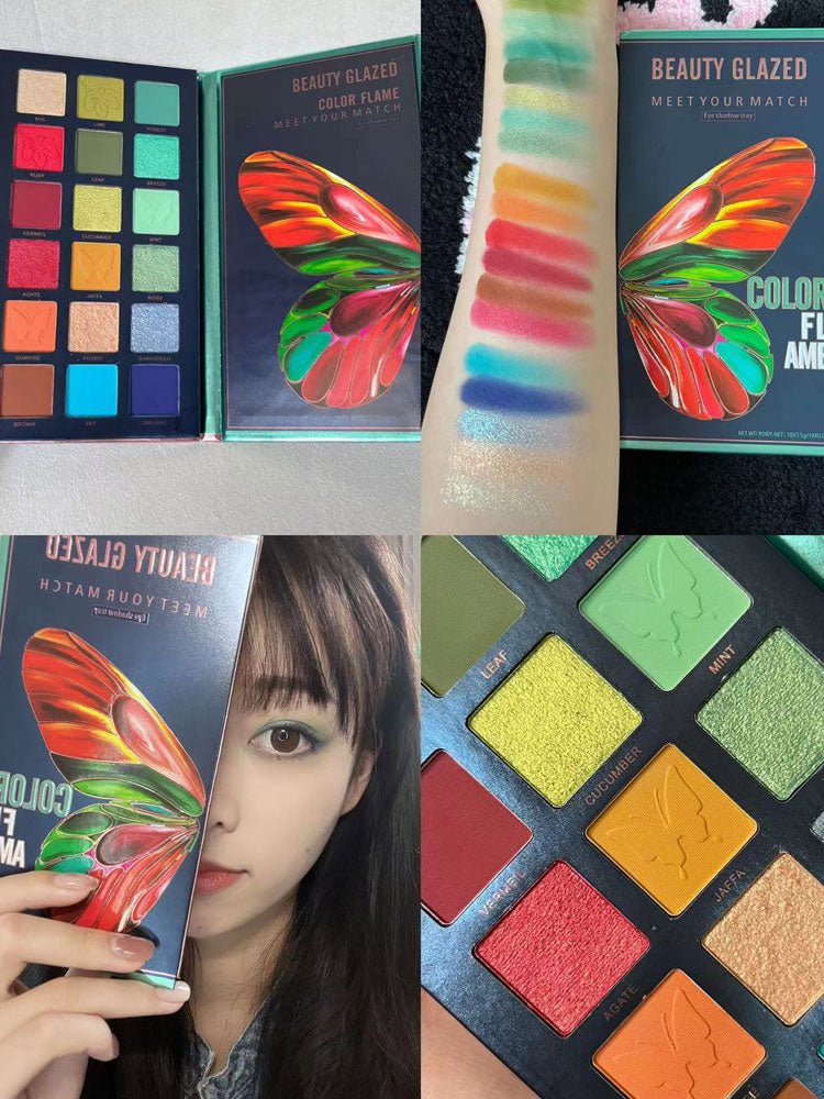 Butterfly Eyeshadow Palette – 8+ Color Shimmer Makeup Palette - Nest Nova Stores