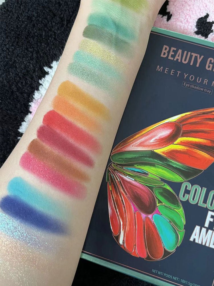 Butterfly Eyeshadow Palette – 8+ Color Shimmer Makeup Palette - Nest Nova Stores