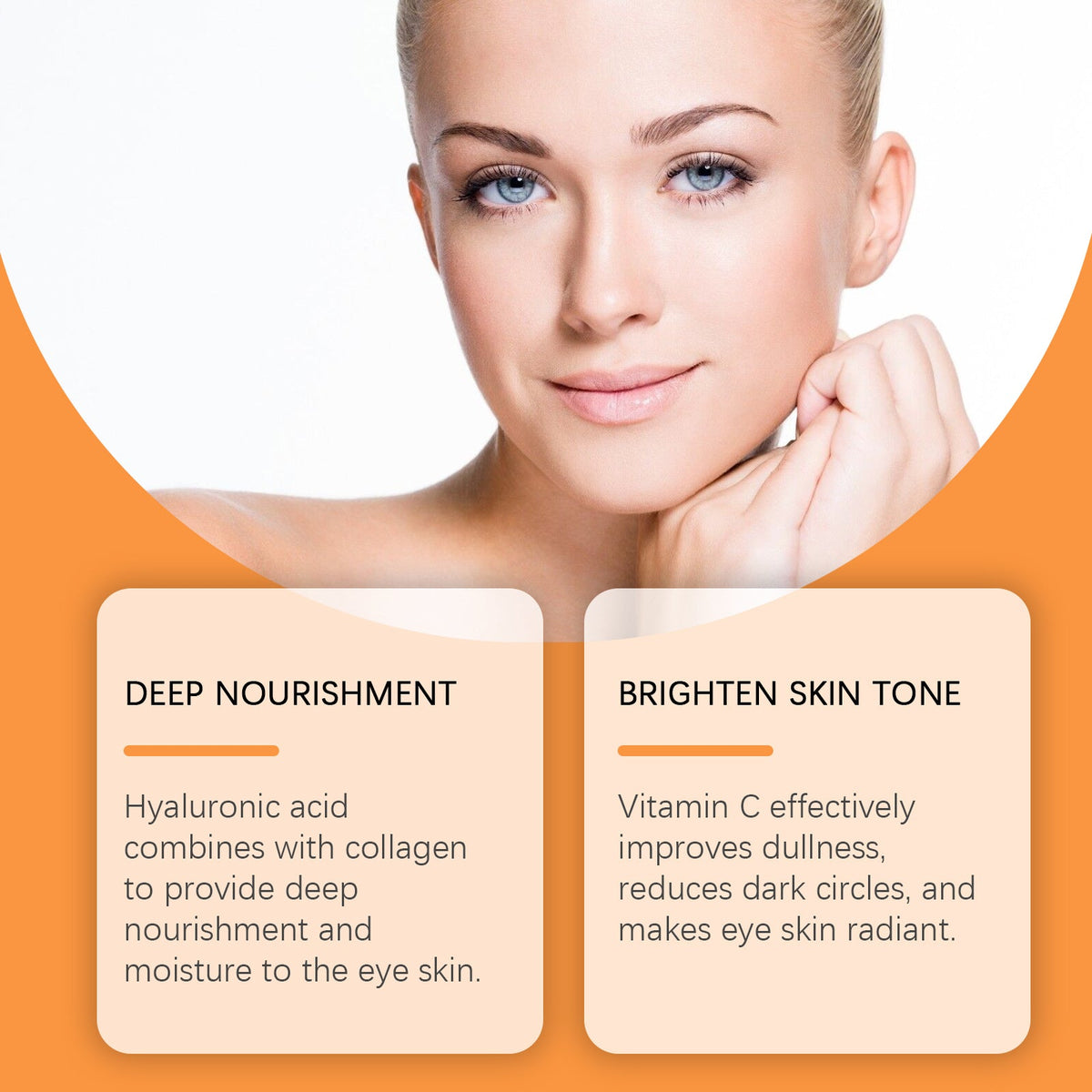 EELHOE Vitamin C Under Eye Patches For Dark Circles Care, Cooling, Moisturizing, Hydrating Eye Area Mask Patches - Nest Nova Stores