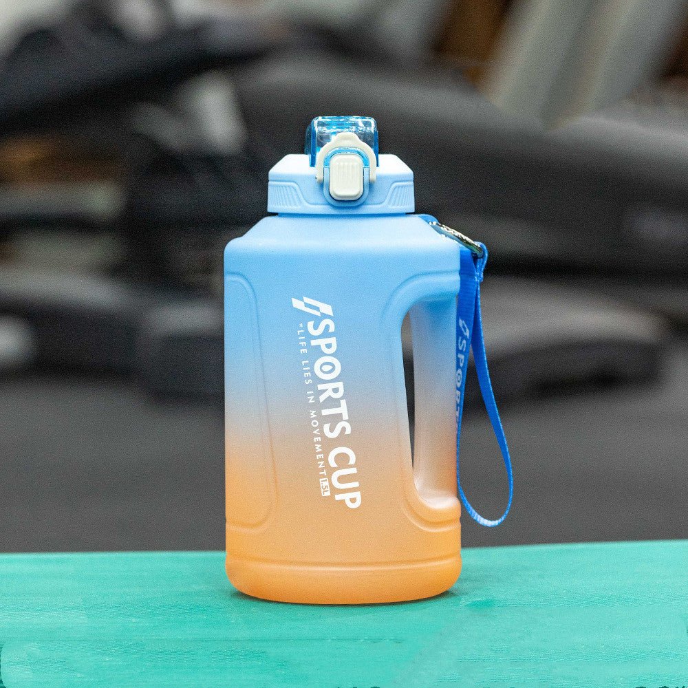 Extra Large Capacity Cup With Straw Fitness Sports Water Bottle Fitness Big Bottles - Nest Nova Stores