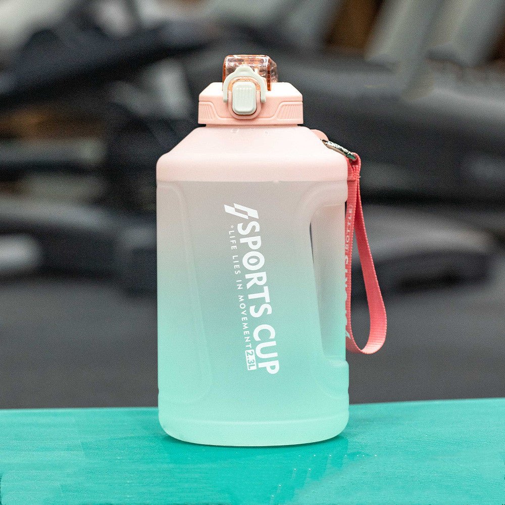 Extra Large Capacity Cup With Straw Fitness Sports Water Bottle Fitness Big Bottles - Nest Nova Stores