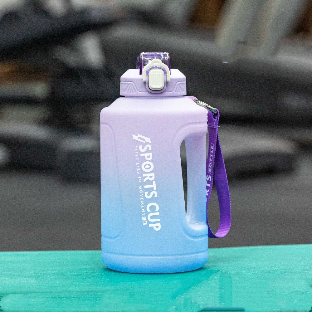 Extra Large Capacity Cup With Straw Fitness Sports Water Bottle Fitness Big Bottles - Nest Nova Stores