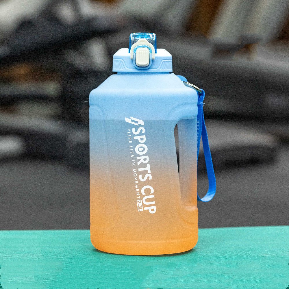 Extra Large Capacity Cup With Straw Fitness Sports Water Bottle Fitness Big Bottles - Nest Nova Stores