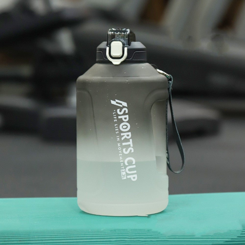 Extra Large Capacity Cup With Straw Fitness Sports Water Bottle Fitness Big Bottles - Nest Nova Stores