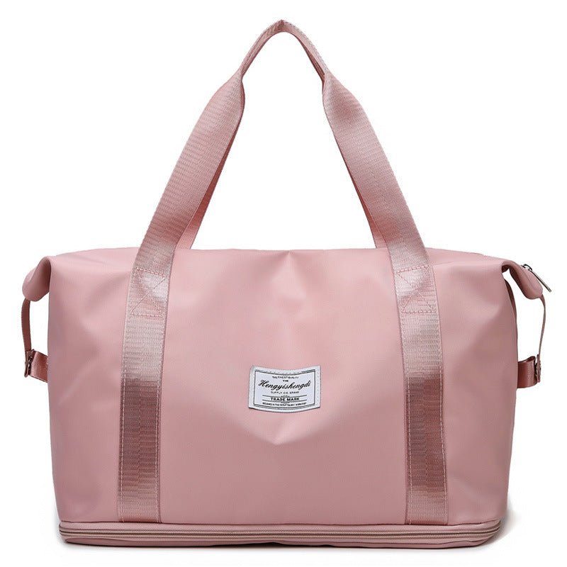 Large Capacity Expandable Gym Bag For Women - Waterproof Travel Duffel With Wet Pocket,Versatile Yoga Sports Bag With Shoe Compartment ,Stylish Tote & Shoulder Bag For Gym & Weekender - Nest Nova Stores