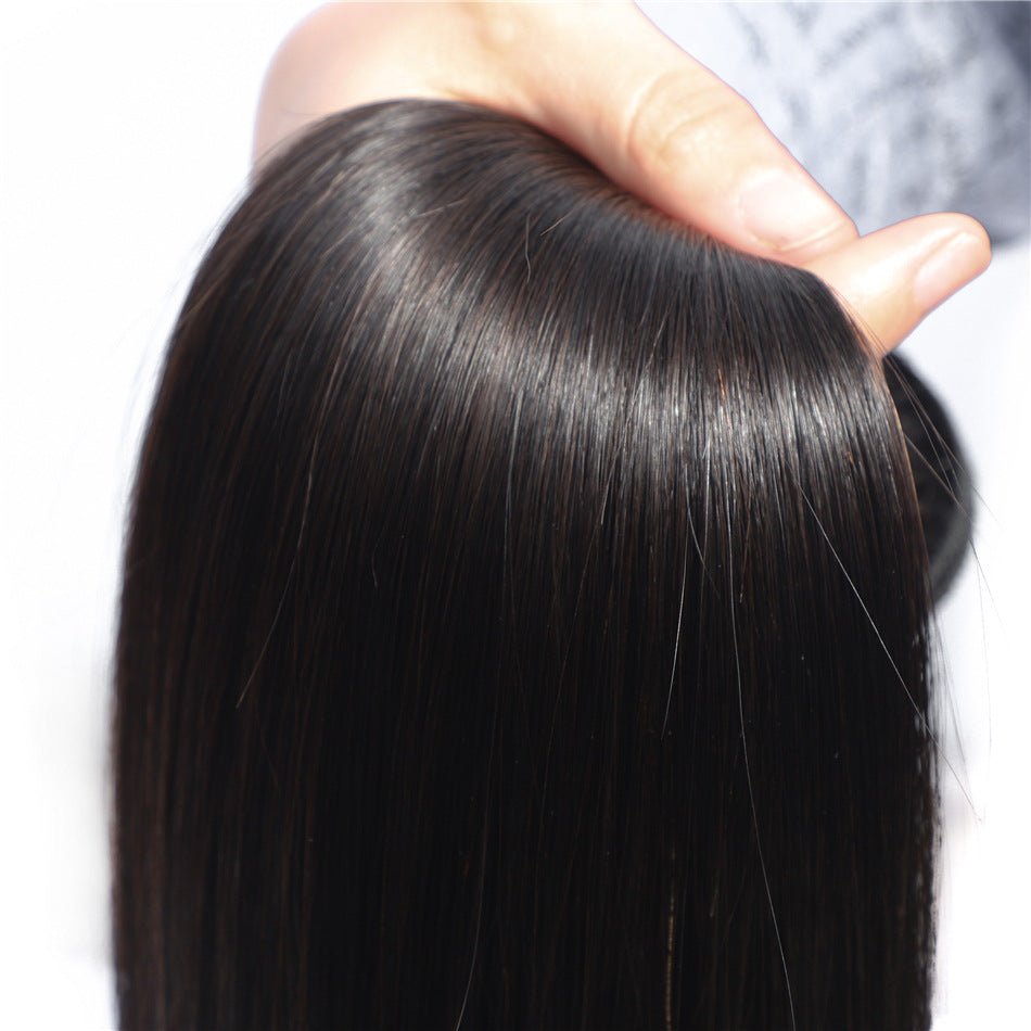 Natural Straight Human Hair Wig – Smooth Medium & Long Length - Nest Nova Stores