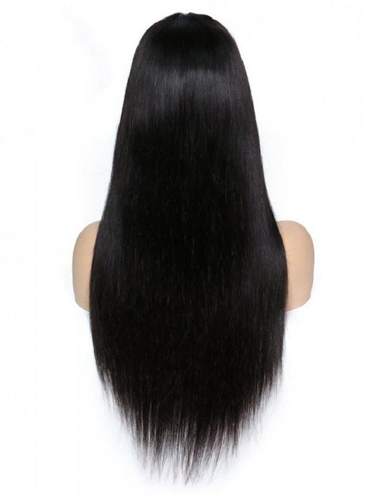 Natural Straight Human Hair Wig – Smooth Medium & Long Length - Nest Nova Stores
