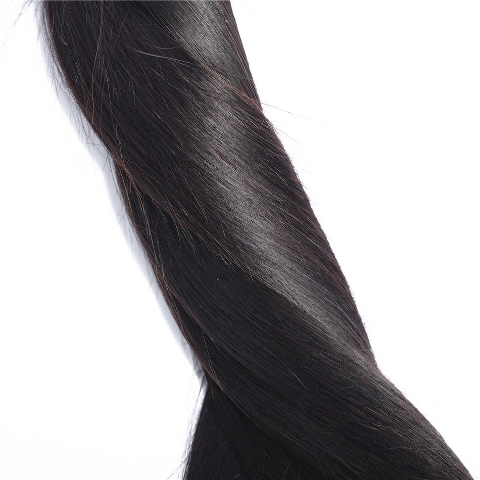 Natural Straight Human Hair Wig – Smooth Medium & Long Length - Nest Nova Stores