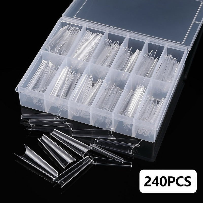 New French Style Denim Nails 240 Pieces - Nest Nova Stores