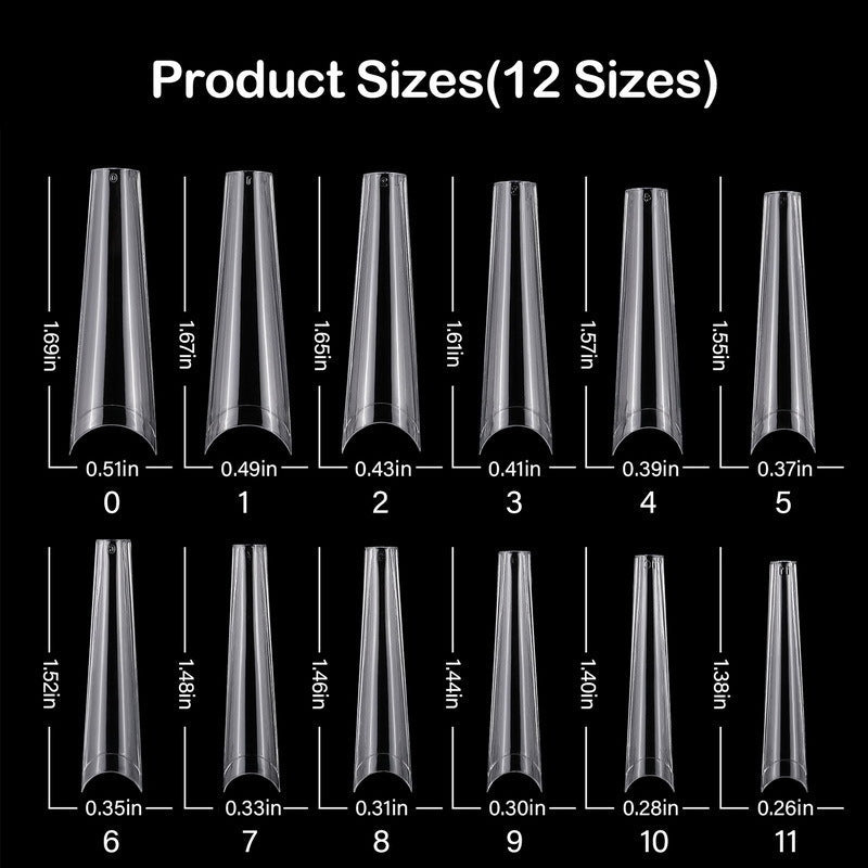 New French Style Denim Nails 240 Pieces - Nest Nova Stores