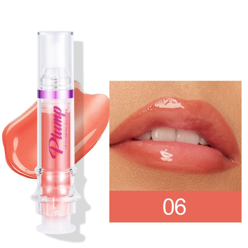 New Tube Lip Rich Lip Color Slightly Spicy Lip Honey Lip Glass Mirror Face Lip Mirror Liquid Lipstick - Nest Nova Stores