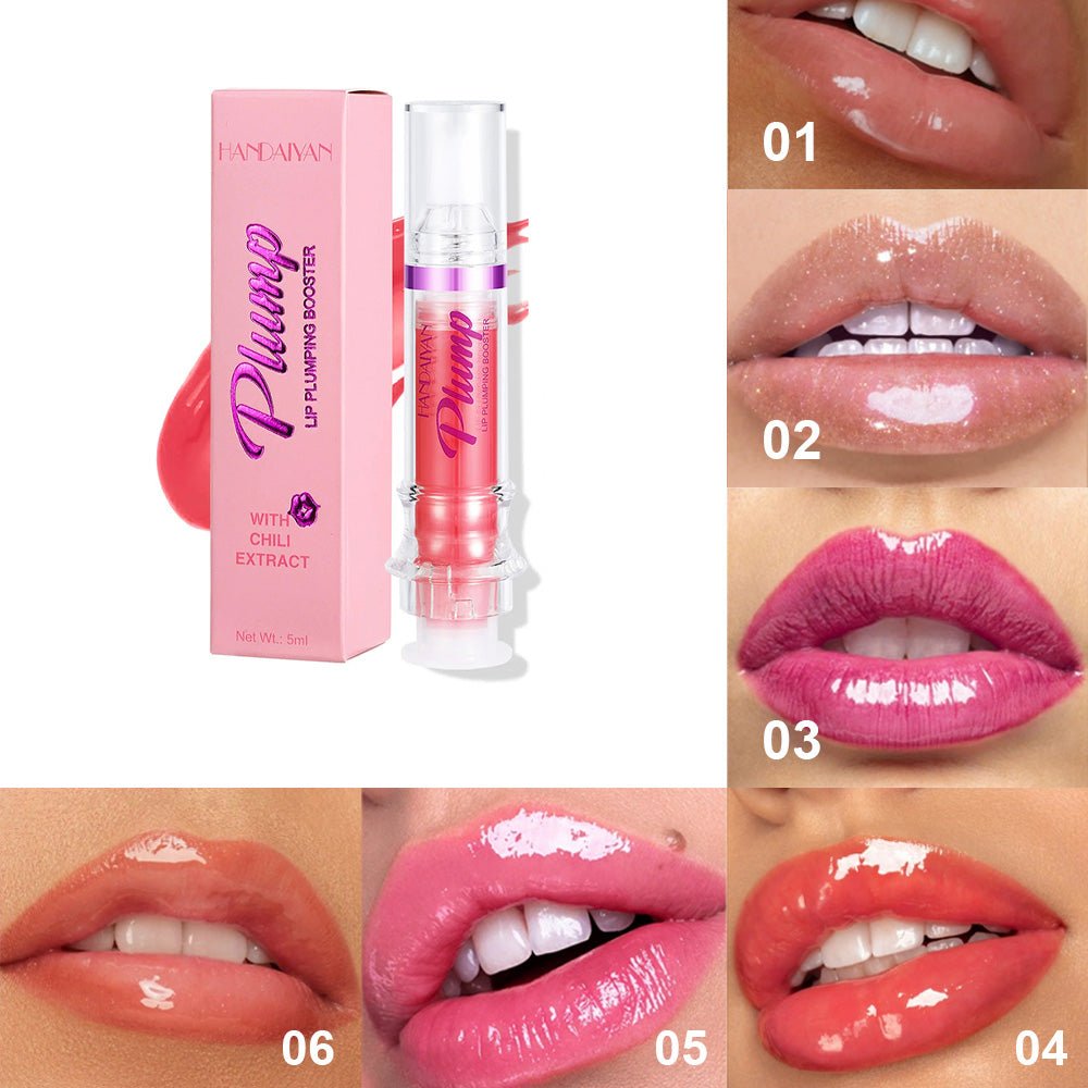 New Tube Lip Rich Lip Color Slightly Spicy Lip Honey Lip Glass Mirror Face Lip Mirror Liquid Lipstick - Nest Nova Stores