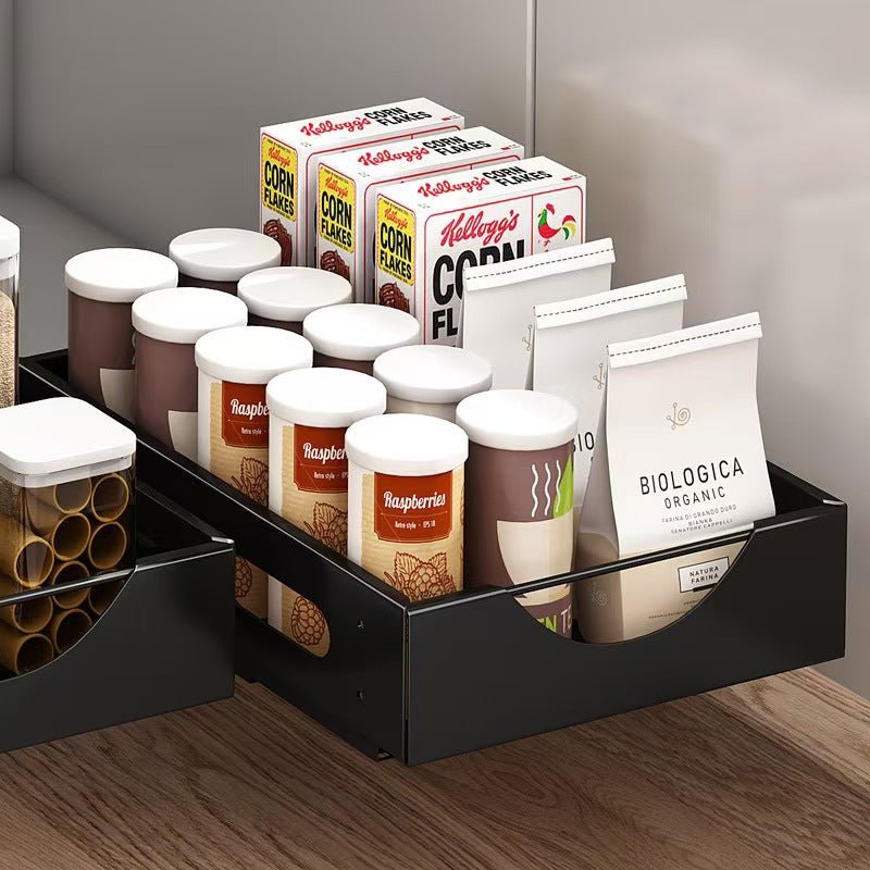 Pull-Out Kitchen Cabinet Organizer – Adjustable Dish & Bowl Storage Rack - Nest Nova Stores