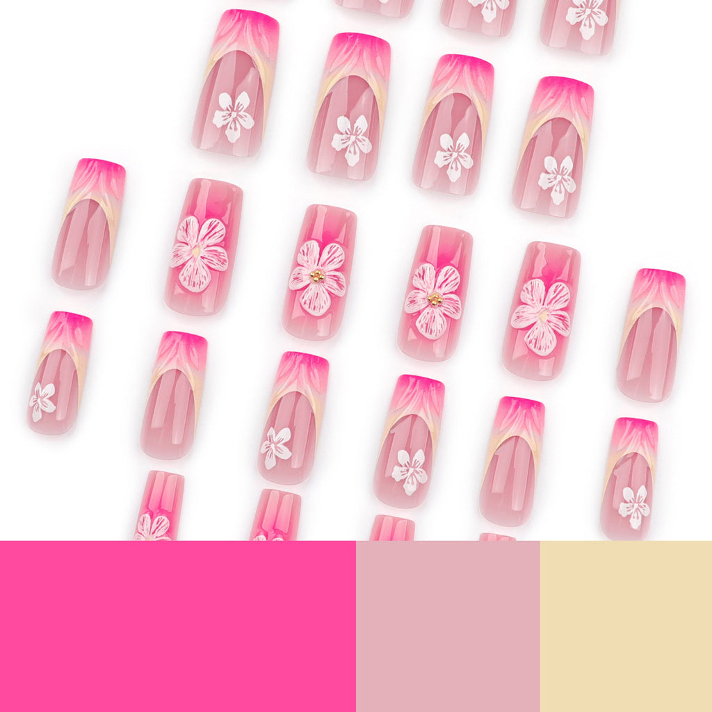 Short Ombre Square Nail Press-on Nails - Nest Nova Stores