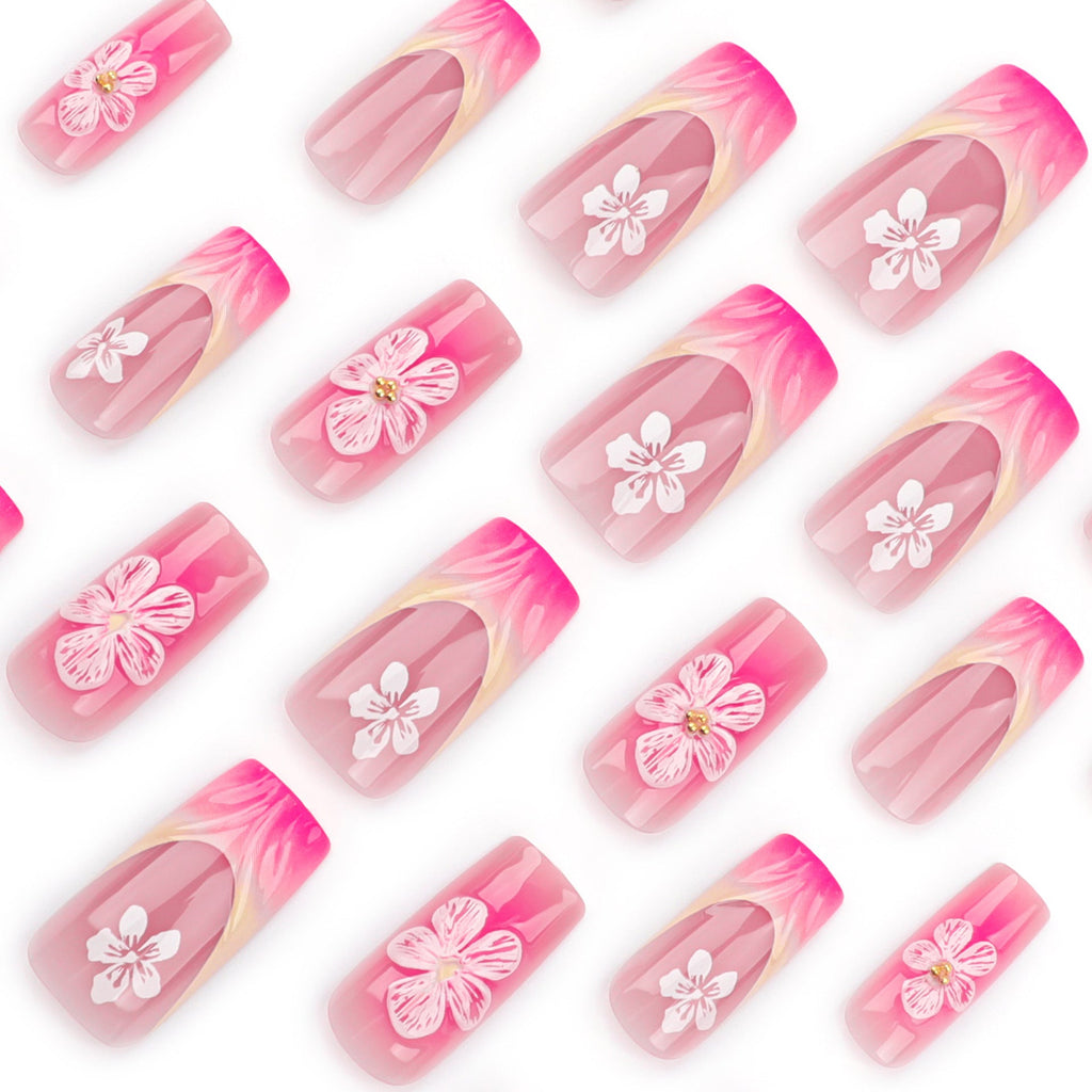 Short Ombre Square Nail Press-on Nails - Nest Nova Stores