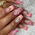 Short Ombre Square Nail Press-on Nails - Nest Nova Stores