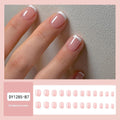 Simple White French Nails - Nest Nova Stores