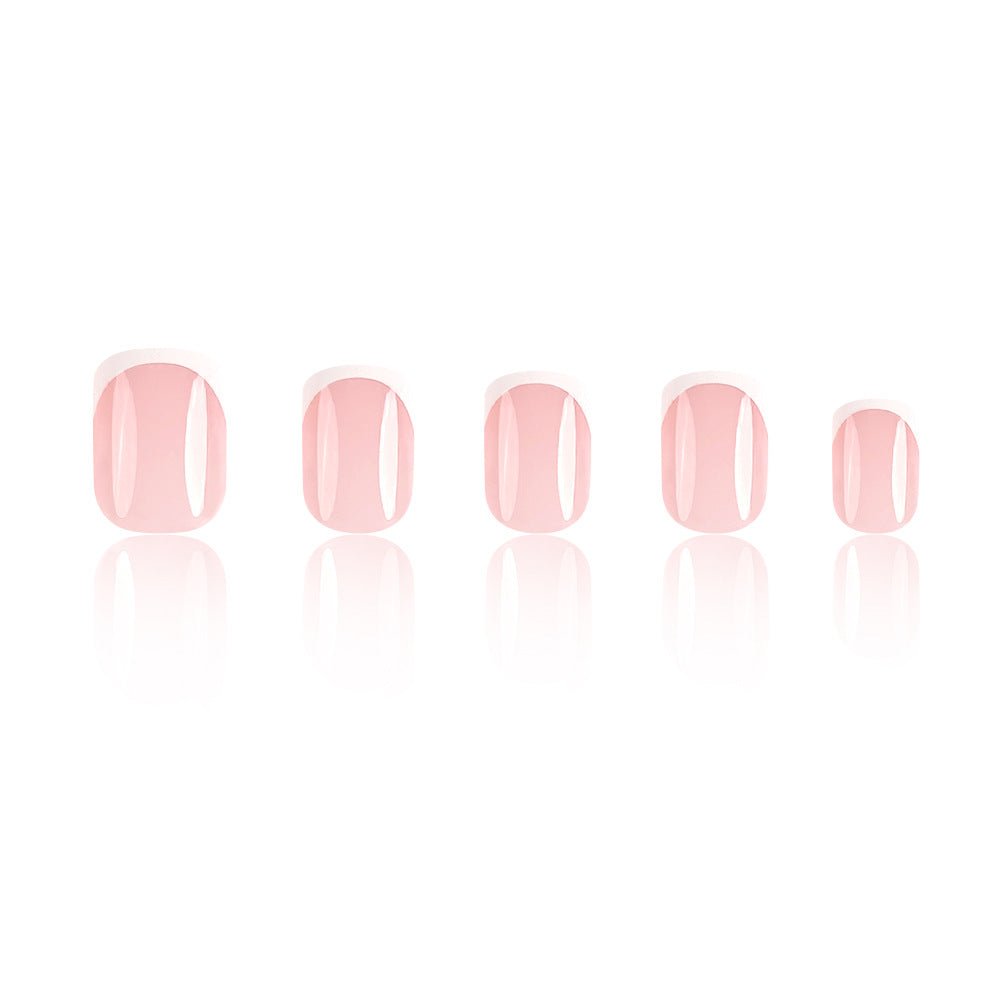 Simple White French Nails - Nest Nova Stores