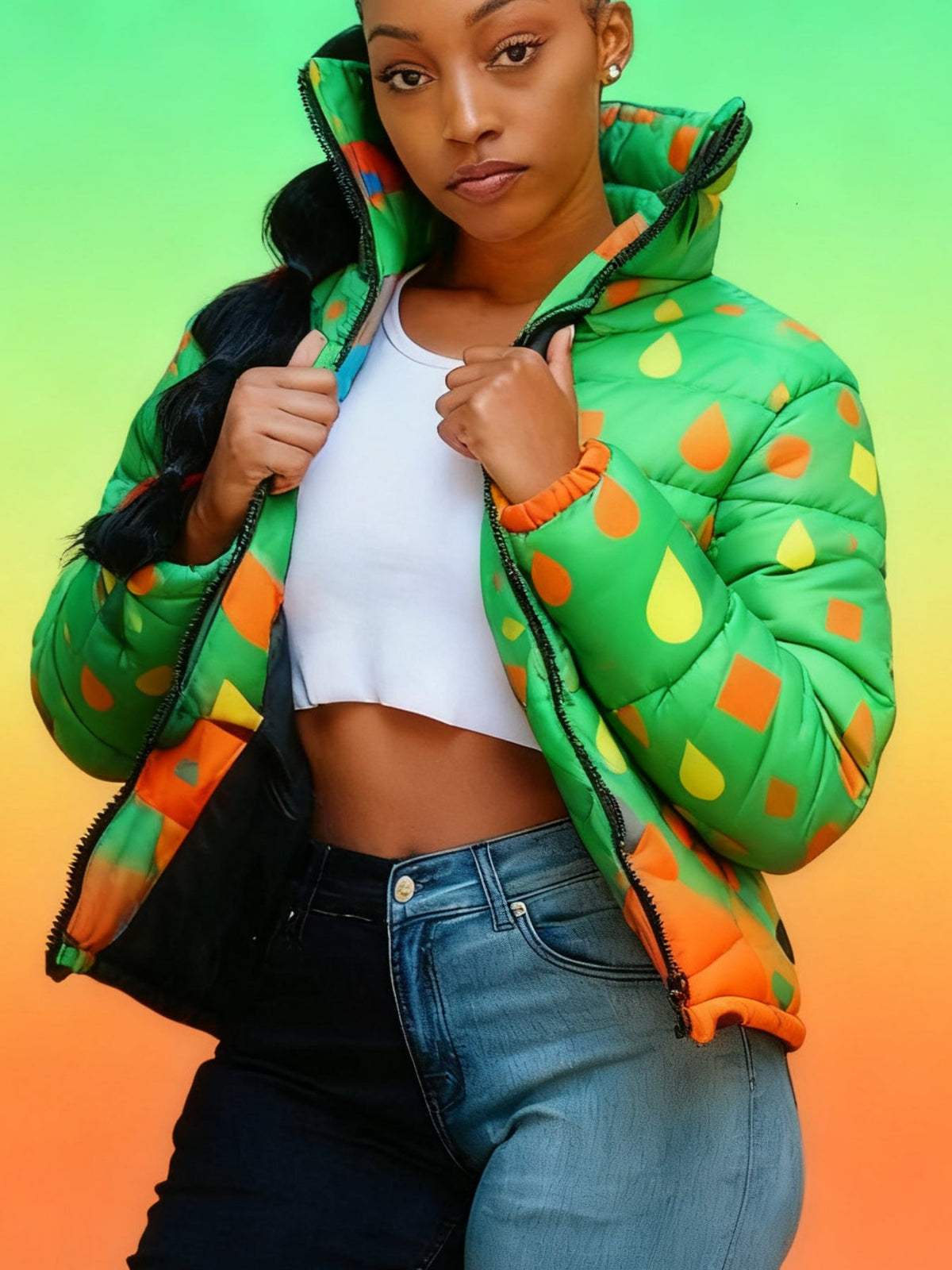 Women's Jackets, Cute Short Warm Coats, Fashionable Casual Cardigan Coats, Colorful Parkas - Nest Nova Stores