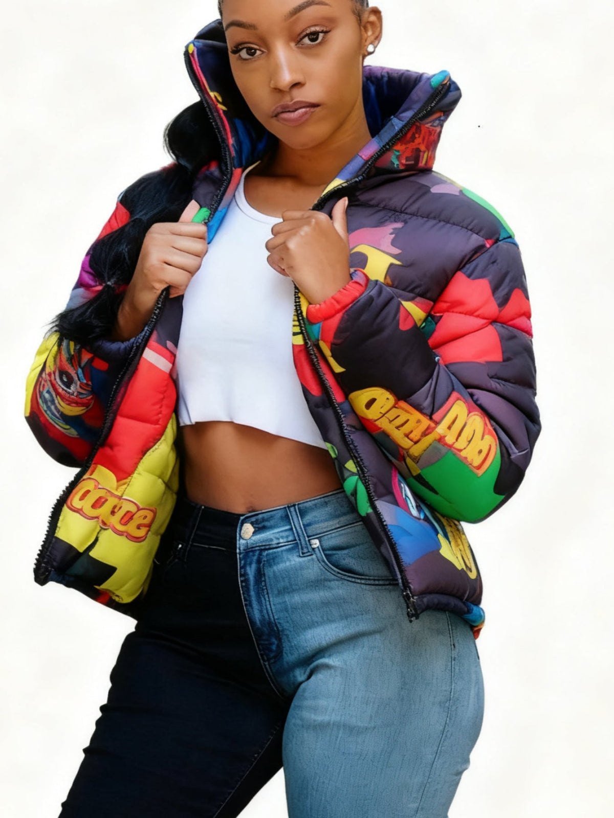 Women's Jackets, Cute Short Warm Coats, Fashionable Casual Cardigan Coats, Colorful Parkas - Nest Nova Stores