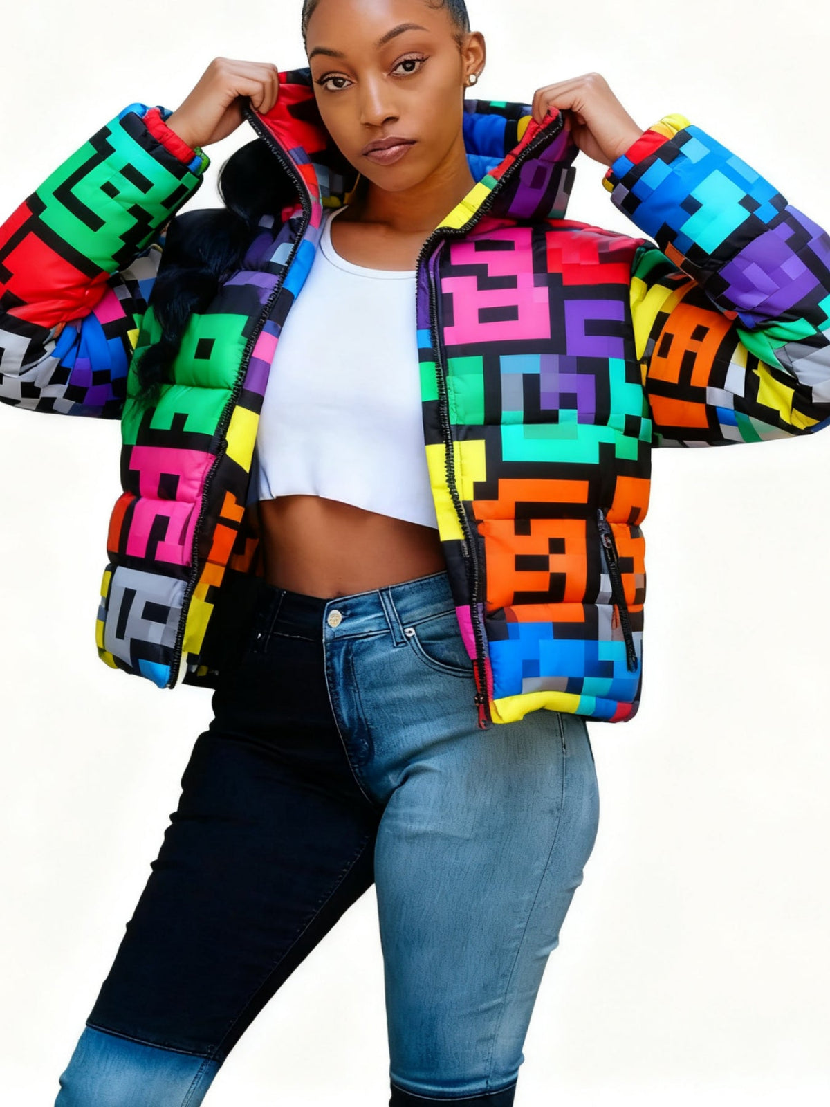Women's Jackets, Cute Short Warm Coats, Fashionable Casual Cardigan Coats, Colorful Parkas - Nest Nova Stores