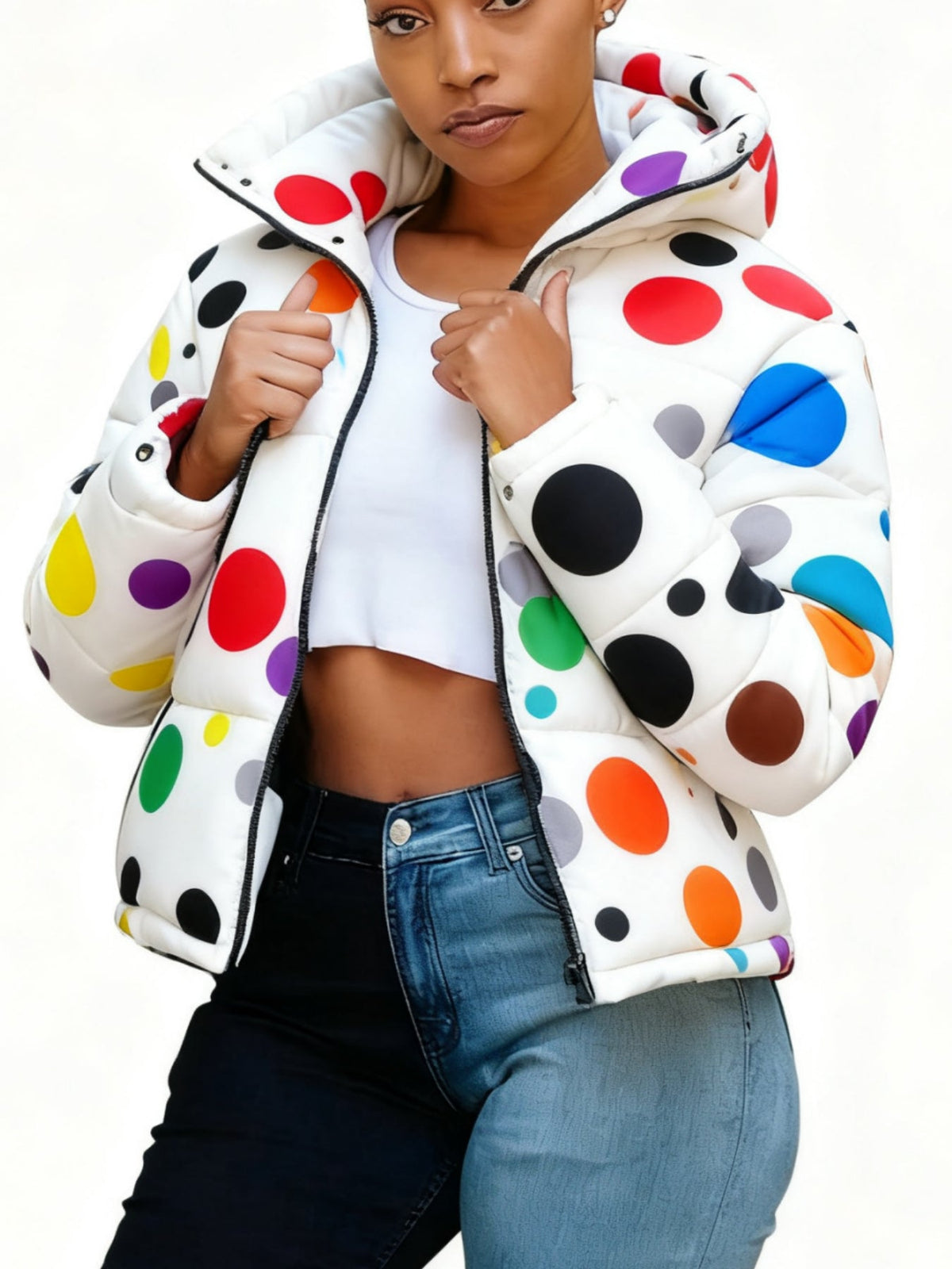 Women's Jackets, Cute Short Warm Coats, Fashionable Casual Cardigan Coats, Colorful Parkas - Nest Nova Stores