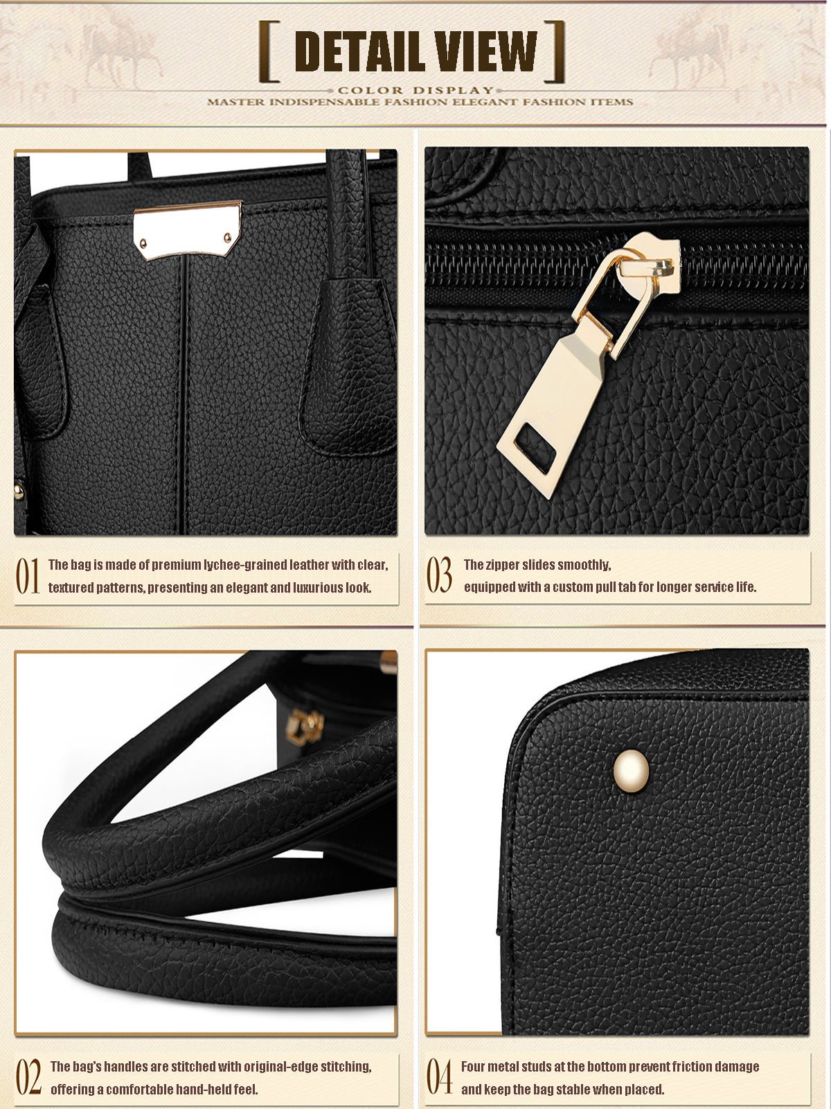 Women's Large Capacity Tote Bag, Casual Daily Handbag, Shoulder Bag, Versatile Crossbody Purse For Everyday Use - Nest Nova Stores