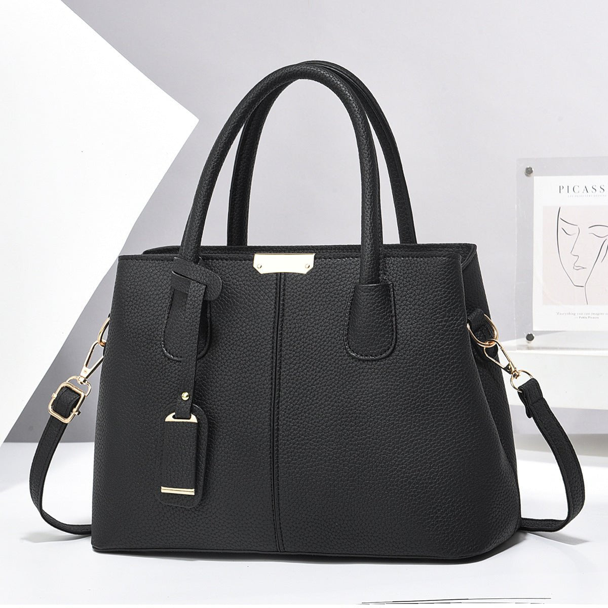 Women's Large Capacity Tote Bag, Casual Daily Handbag, Shoulder Bag, Versatile Crossbody Purse For Everyday Use - Nest Nova Stores