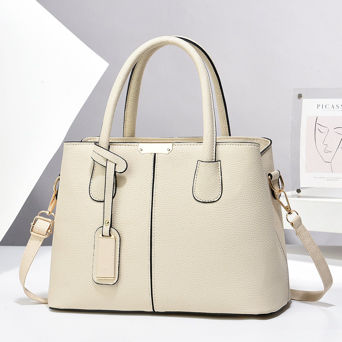 Women's Large Capacity Tote Bag, Casual Daily Handbag, Shoulder Bag, Versatile Crossbody Purse For Everyday Use - Nest Nova Stores